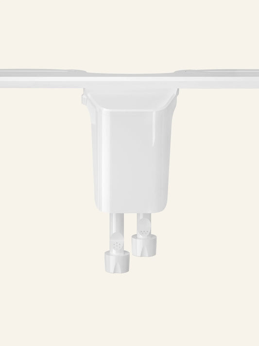 Bidet Attachment for Toilet Seat, Adjustable Angle Dual Nozzle, Self-Cleaning, Feminine Wash, Controllable Fresh Water Pressure