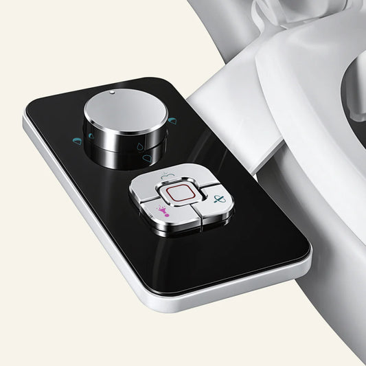 Bidet Attachment for Toilet Seat, Adjustable Angle Dual Nozzle, Self-Cleaning, Feminine Wash, Controllable Fresh Water Pressure