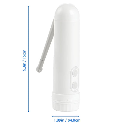 Handheld Personal Bidet, Waterproof, 4.9 fl.oz Reservoir, White